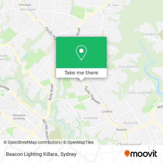 Beacon Lighting Killara. map