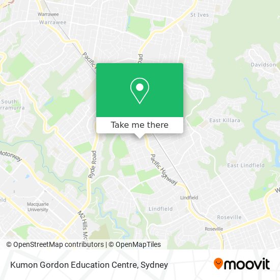 Kumon Gordon Education Centre map