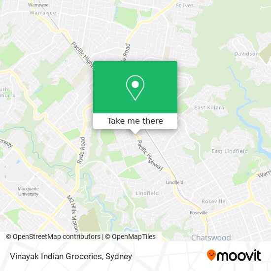 Vinayak Indian Groceries map