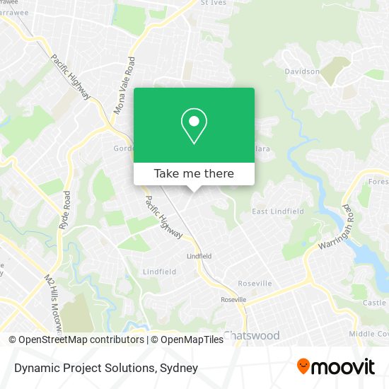 Dynamic Project Solutions map