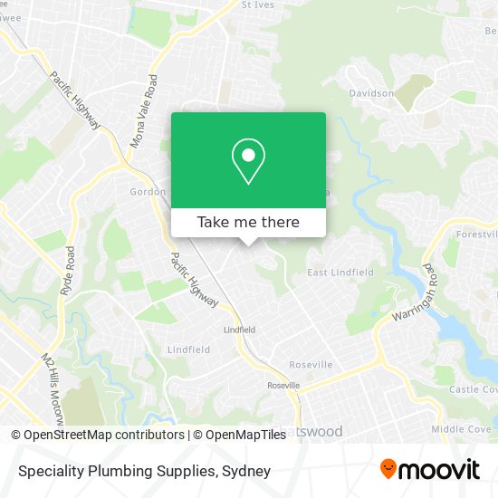 Speciality Plumbing Supplies map
