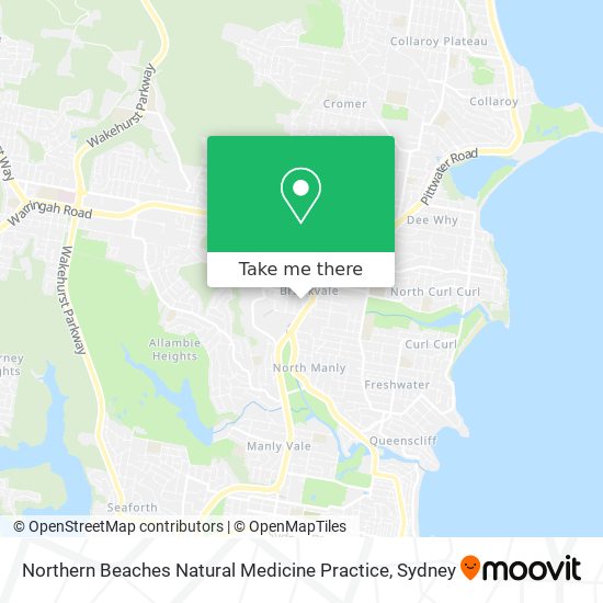 Northern Beaches Natural Medicine Practice map