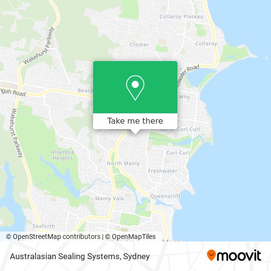 Mapa Australasian Sealing Systems