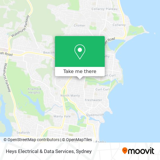 Mapa Heys Electrical & Data Services