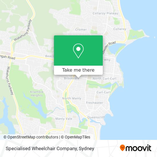 Specialised Wheelchair Company map