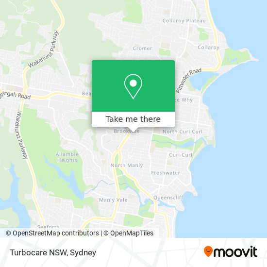 Turbocare NSW map