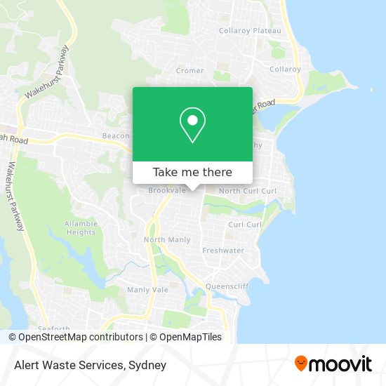 Mapa Alert Waste Services