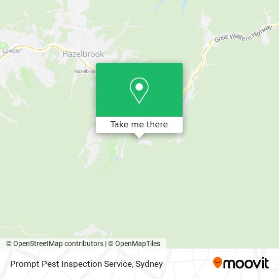 Prompt Pest Inspection Service map