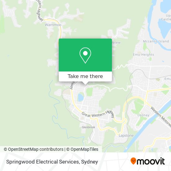 Springwood Electrical Services map