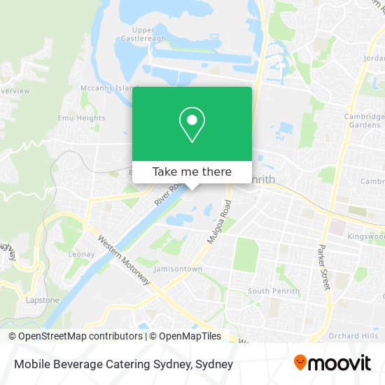 Mobile Beverage Catering Sydney map