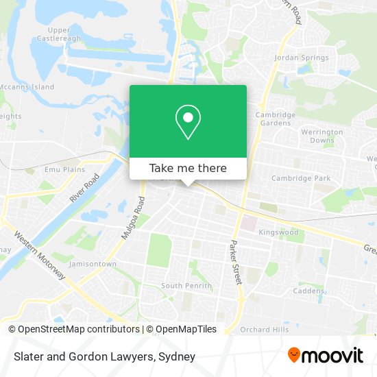 Slater and Gordon Lawyers map