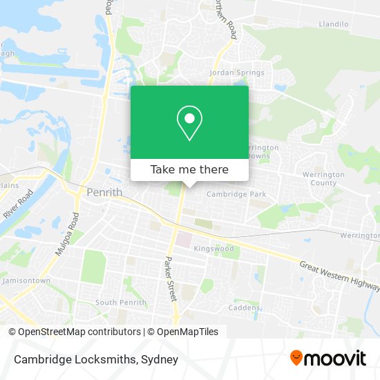 Cambridge Locksmiths map