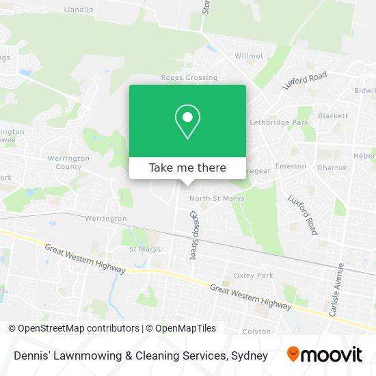 Dennis' Lawnmowing & Cleaning Services map