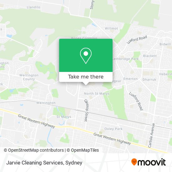 Jarvie Cleaning Services map