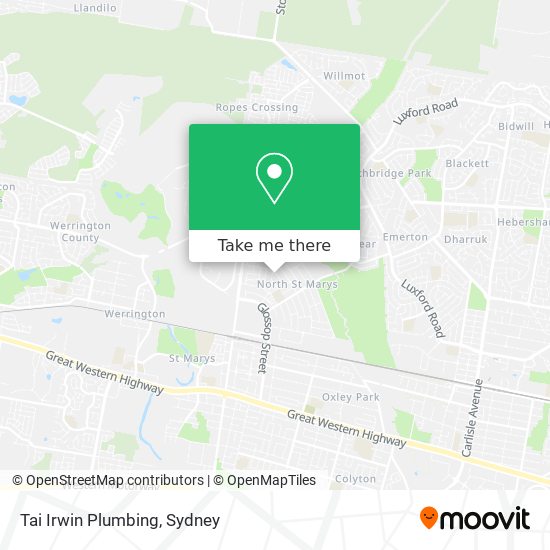 Tai Irwin Plumbing map