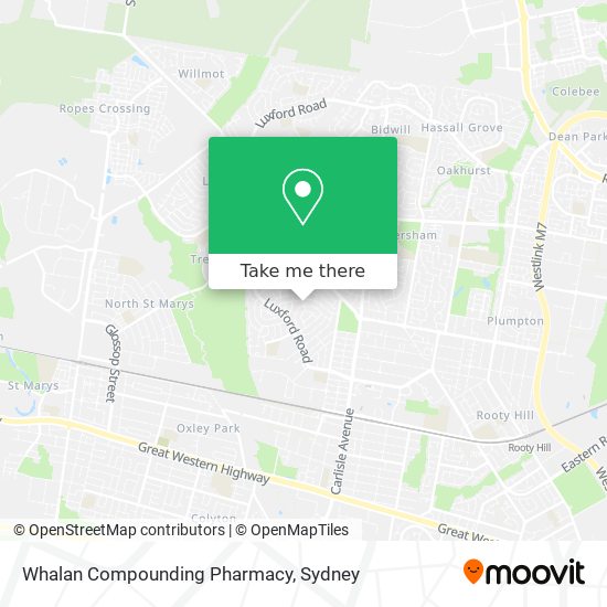 Whalan Compounding Pharmacy map