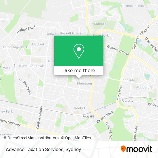 Advance Taxation Services map