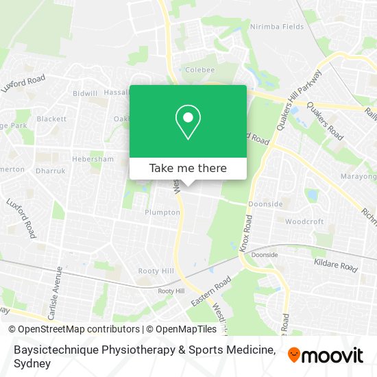 Baysictechnique Physiotherapy & Sports Medicine map