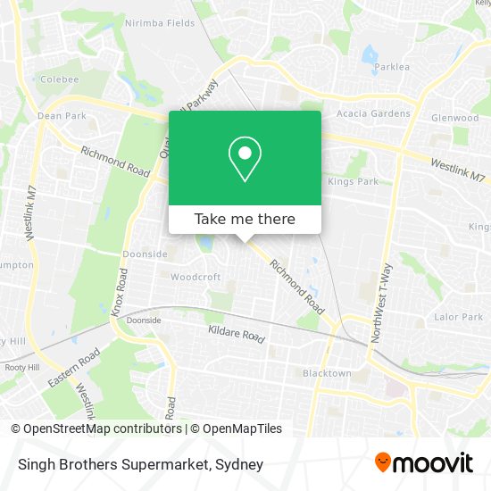 Singh Brothers Supermarket map