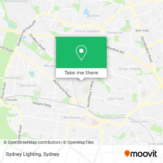 Mapa Sydney Lighting