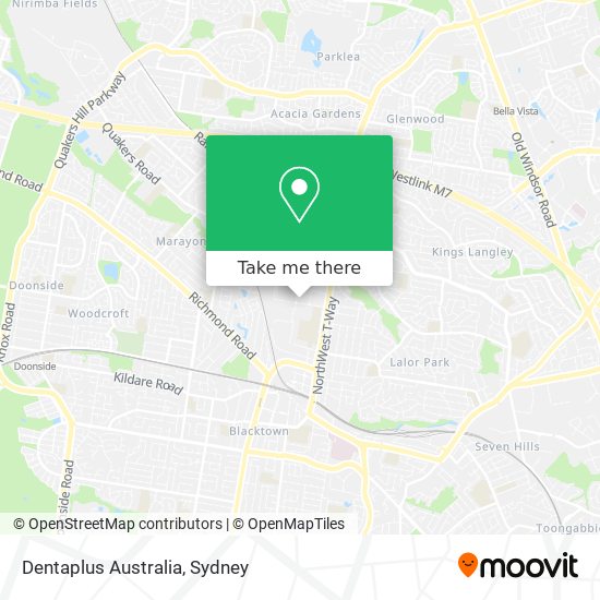 Mapa Dentaplus Australia