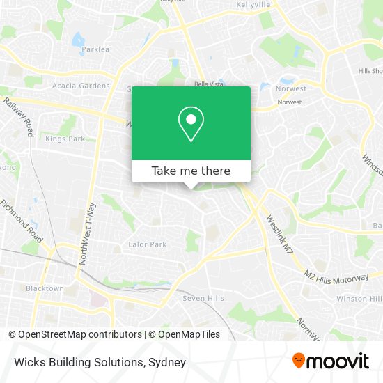 Wicks Building Solutions map