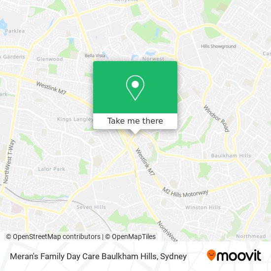 Meran's Family Day Care Baulkham Hills map
