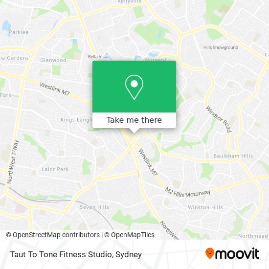 Taut To Tone Fitness Studio map