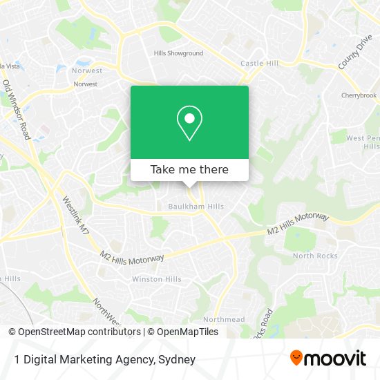 1 Digital Marketing Agency map