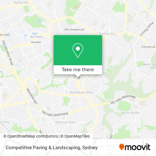 Competitive Paving & Landscaping map