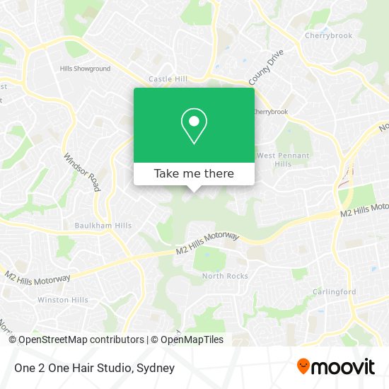 One 2 One Hair Studio map