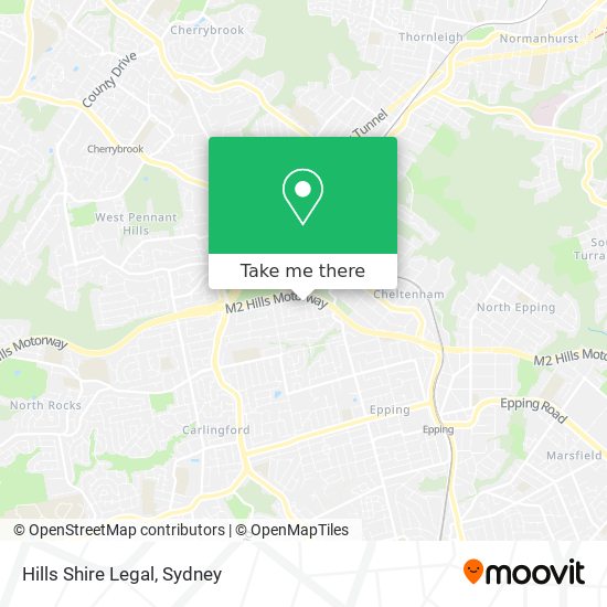 Hills Shire Legal map
