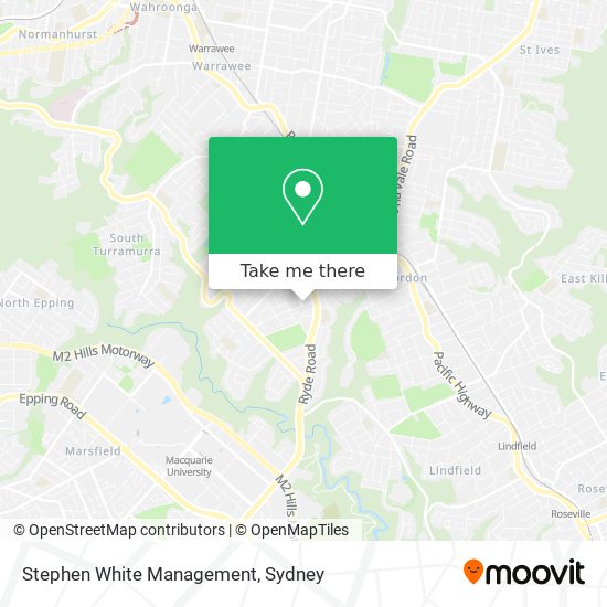 Stephen White Management map
