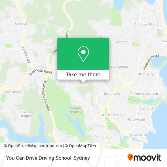 Mapa You Can Drive Driving School