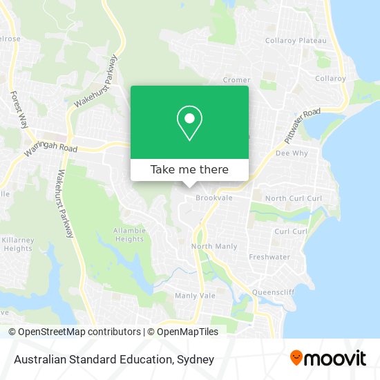 Australian Standard Education map