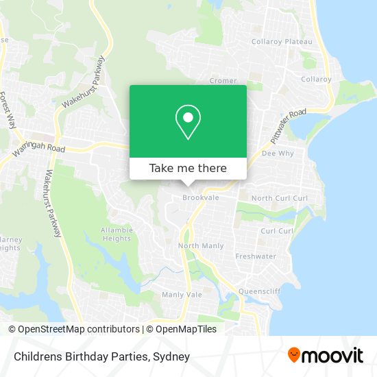 Mapa Childrens Birthday Parties