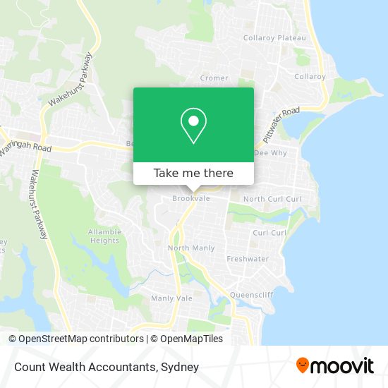 Count Wealth Accountants map