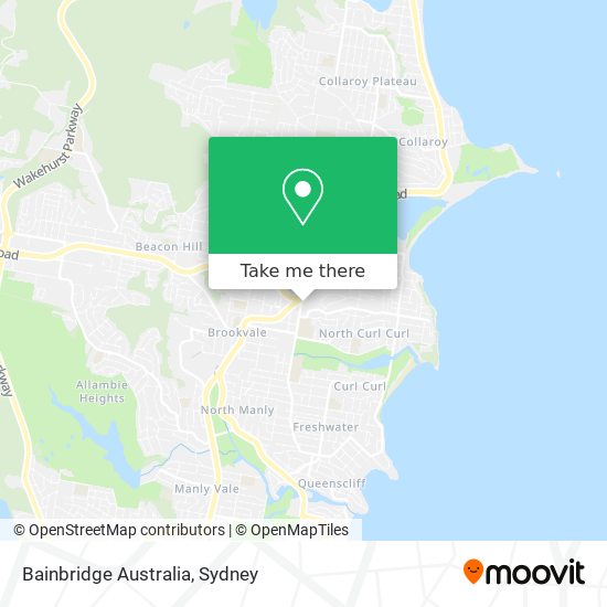 Bainbridge Australia map