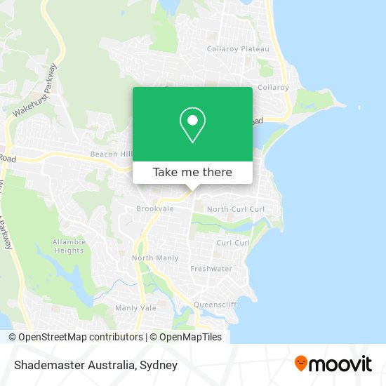 Mapa Shademaster Australia