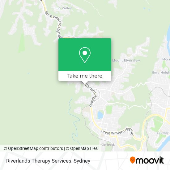 Mapa Riverlands Therapy Services
