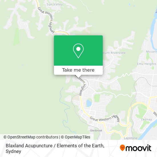 Blaxland Acupuncture / Elements of the Earth map