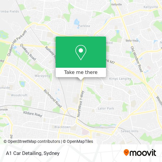 A1 Car Detailing map