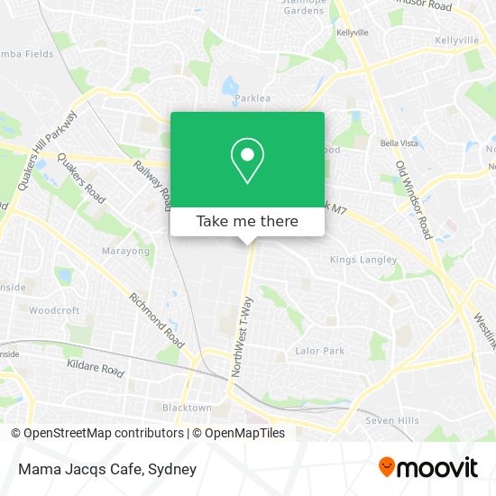 Mapa Mama Jacqs Cafe