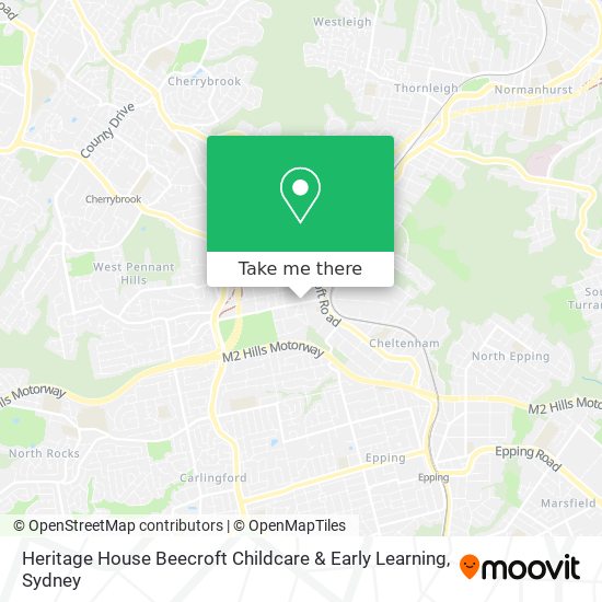 Heritage House Beecroft Childcare & Early Learning map