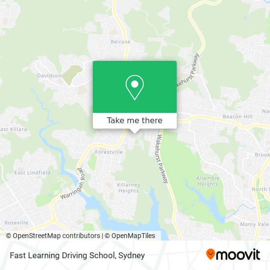 Fast Learning Driving School map