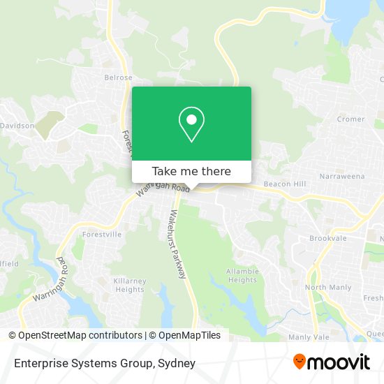 Enterprise Systems Group map