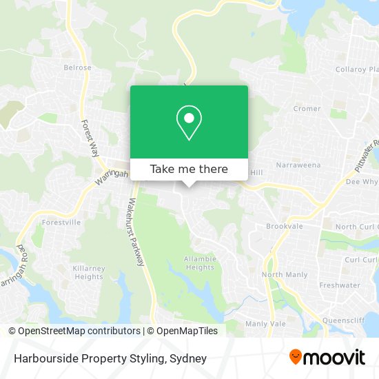 Harbourside Property Styling map