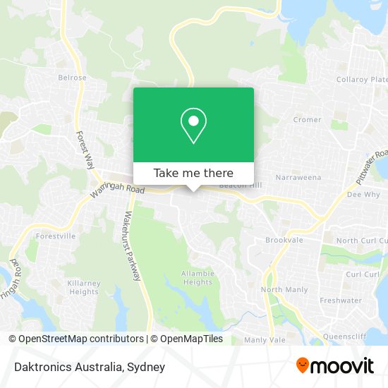 Daktronics Australia map