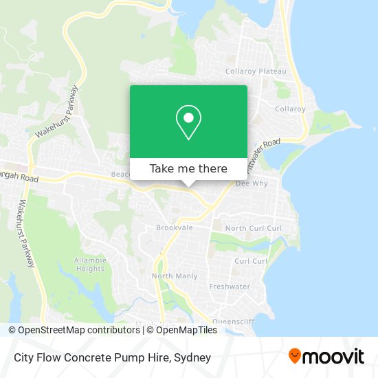 City Flow Concrete Pump Hire map