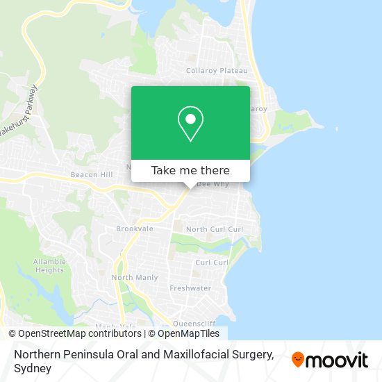 Mapa Northern Peninsula Oral and Maxillofacial Surgery